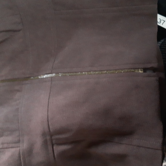 Jessica NWT size 14 suede look zip up collared lined light jacket - Picture 7 of 10